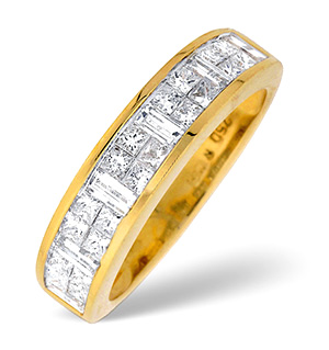 18K Gold Diamond Ring 0.50ct H/si