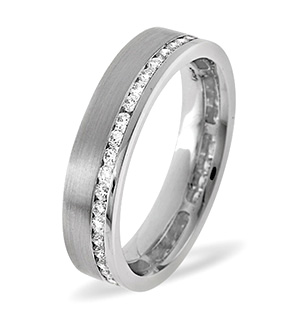 Emily Palladium Diamond Wedding Ring 0.38CT G/VS