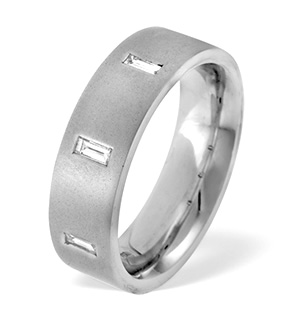 Holly Platinum Diamond Wedding Ring 0.17CT G/VS
