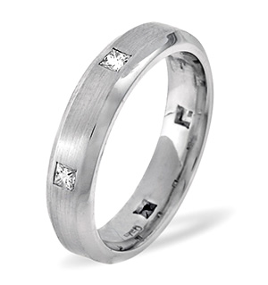 Jessica Palladium Diamond Wedding Ring 0.28CT G/VS