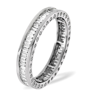 Skye Platinum Diamond Full Eternity Ring 3.00CT G/VS