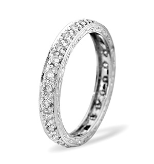 Eternity Ring 0.33CT Diamond 9K White Gold