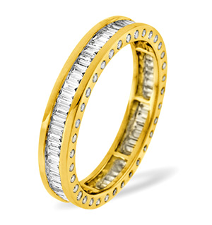 Skye 18K Gold Diamond Full Eternity Ring 3.00CT H/SI