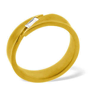 Jasmine 18K Gold Diamond Wedding Ring 0.07CT G/VS