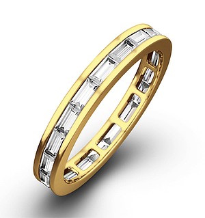 ABIGAIL 18K Gold DIAMOND FULL ETERNITY RING 2.00CT H/SI