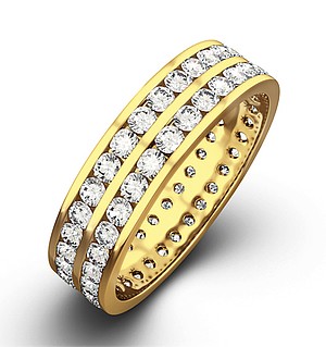 LUCY 18K Gold DIAMOND FULL ETERNITY RING 1.00CT H/SI
