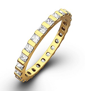 OLIVIA 18K Gold DIAMOND FULL ETERNITY RING 2.00CT H/SI