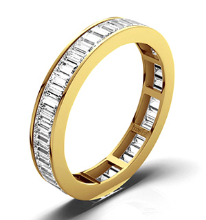 GRACE 18K Gold DIAMOND FULL ETERNITY RING 1.50CT H/SI