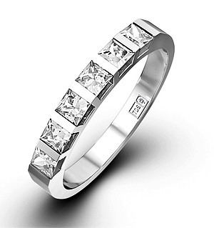 Olivia 18K White Gold Diamond Eternity Ring 1.50CT G/VS