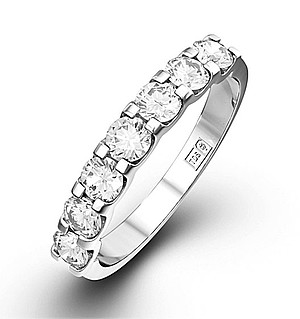 Chloe 18K White Gold Diamond Eternity Ring 1.50CT H/SI
