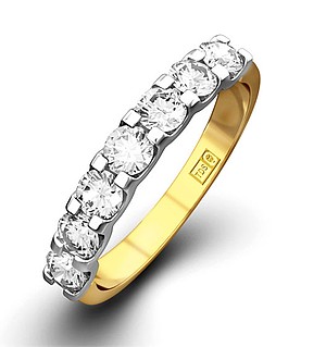 CHLOE 18K Gold Diamond ETERNITY RING 1.00CT H/SI