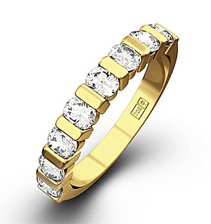 HANNAH 18K Gold Diamond ETERNITY RING 1.00CT G/VS