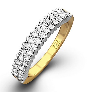 SOPHIE 18K Gold Diamond ETERNITY RING 1.00CT G/VS