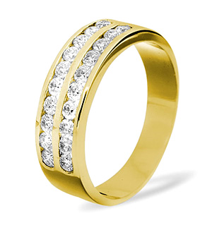 LUCY 18K Gold Diamond ETERNITY RING 0.50CT G/VS