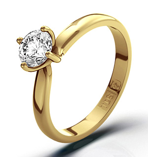 Lily 18K Gold Diamond Ring 0.50CT-H-I/I1