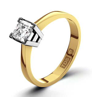 Lauren 18K Gold Diamond Engagement Ring 0.33CT-G-H/SI