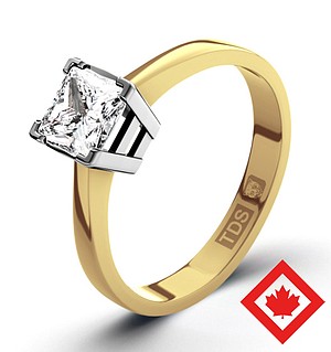 Lauren 18K Gold Canadian Diamond Ring 0.50CT G/VS2