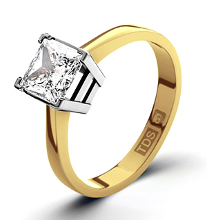 Lauren 18K Gold Diamond Engagement Ring 0.75CT-F-G/VS