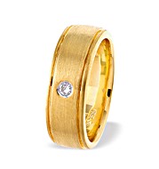 18K Gold Single Stone Diamond Ring (0.05ct)