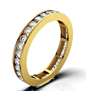 Rae 18K Gold Diamond Full Eternity Ring 5.00CT H/SI