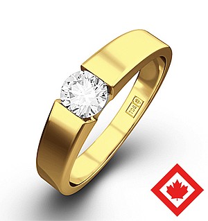 Jessica 18K Gold Canadian Diamond Ring 0.50CT H/SI1