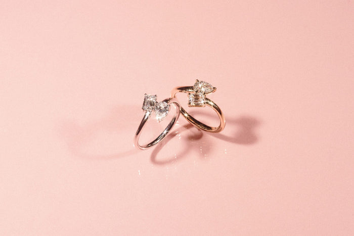 Toi et Moi Engagement Rings
