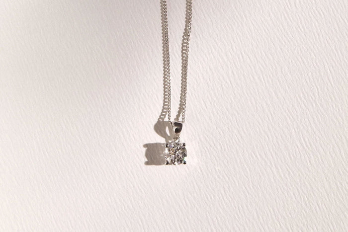 brilliant diamond pendant necklace