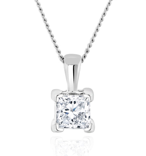 Olivia Princess Cut Pendants