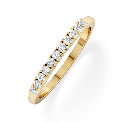 9k Half Eternity Rings