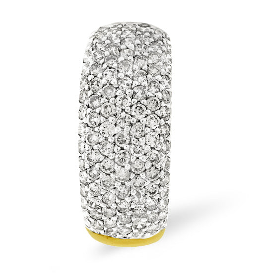 18K Yellow Gold Diamond Ring 1.35ct - SIZE G