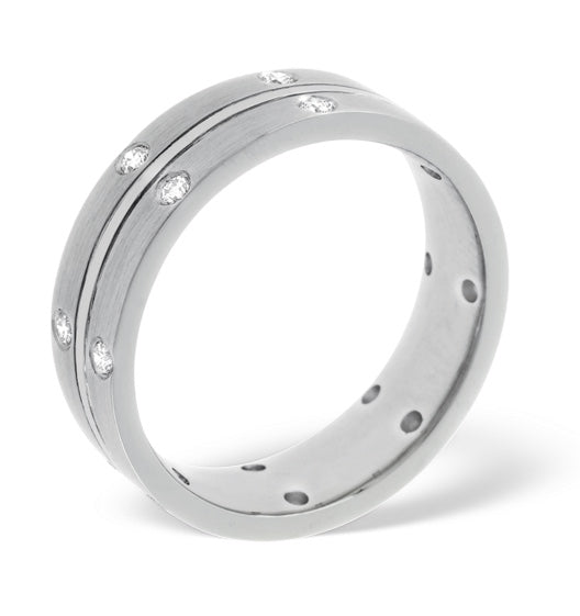 Lucy Platinum Wedding Ring 0.21CT H/SI