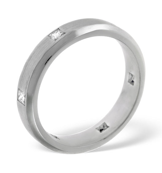 Jessica 18K White Gold Diamond Wedding Ring 0.28CT H/SI