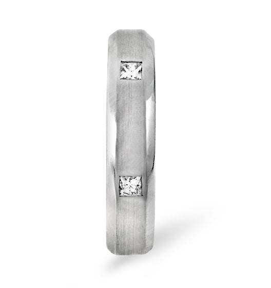 Jessica 18K White Gold Diamond Wedding Ring 0.28CT H/SI