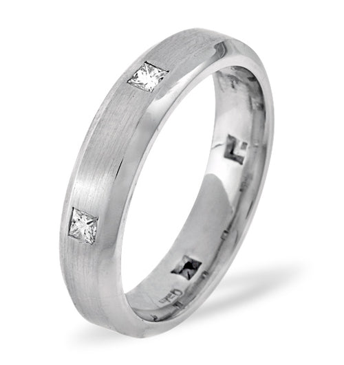 Jessica 18K White Gold Diamond Wedding Ring 0.28CT H/SI