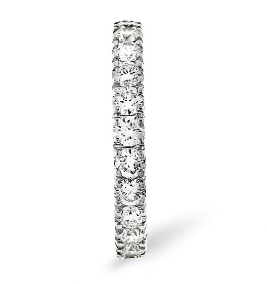 Eternity Ring Poppy Platinum Diamond 2.00ct G/Vs