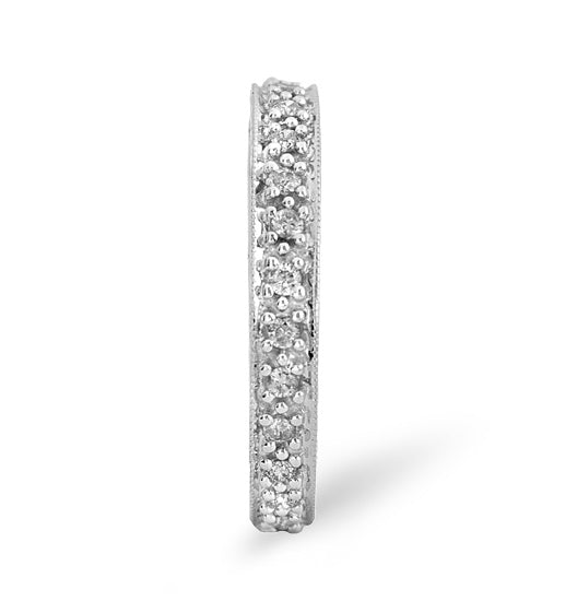 Eternity Ring 0.33CT Diamond 9K White Gold