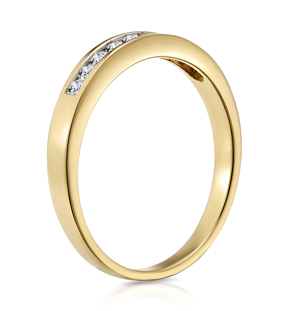 Rae 18K Gold Diamond Half Band Eternity Ring 0.25CT G/VS
