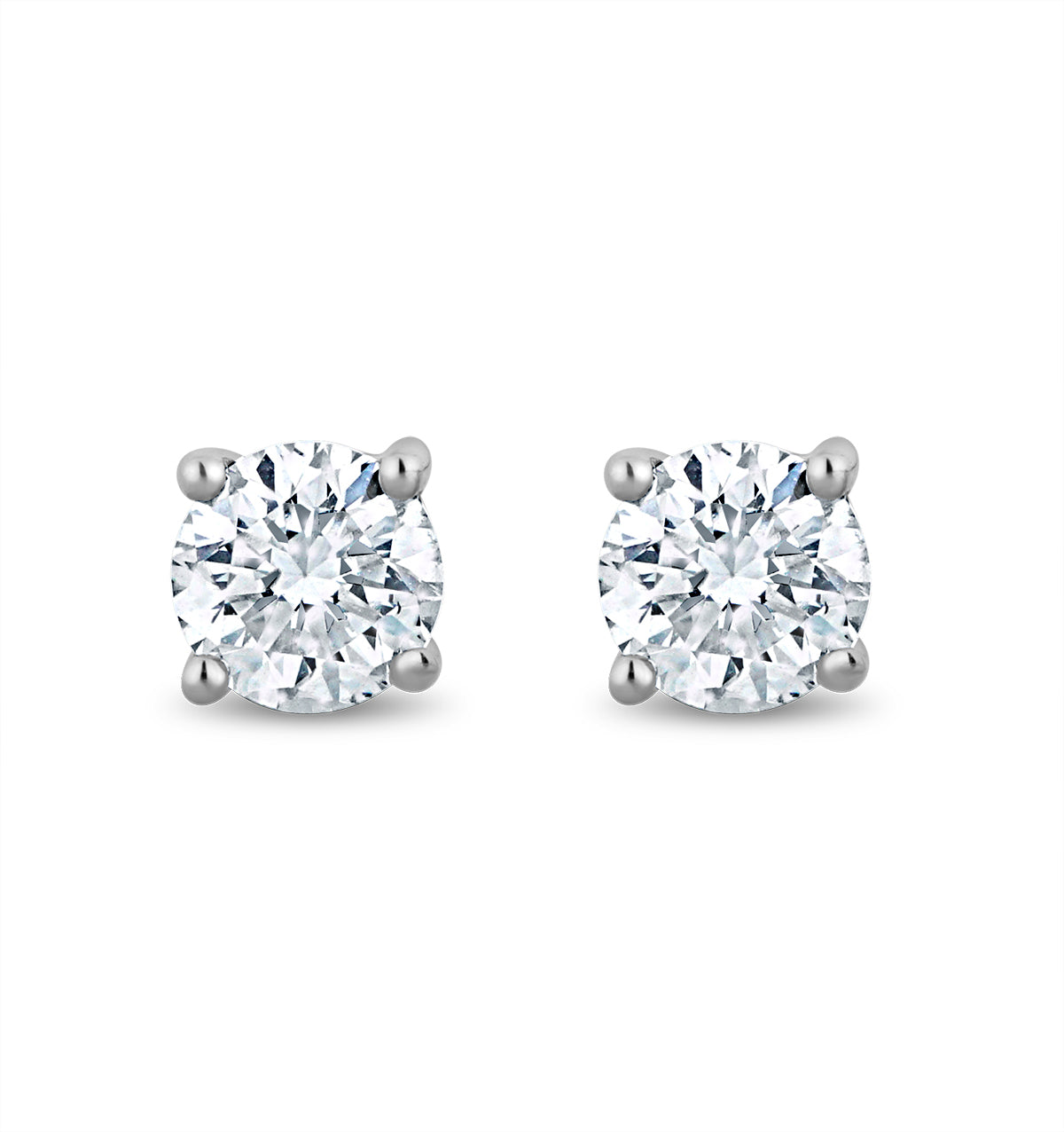 Lab Studs Earrings 0.15ct H Si Quality 925 2.7mm