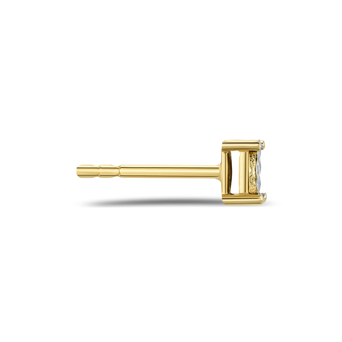 Lab Diamond Stud Earrings 5mm 0.10ct H/SI in 18K Gold Vermeil