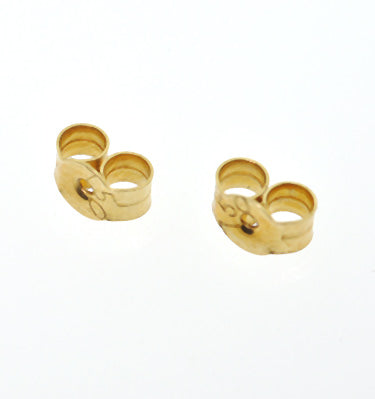 18K Gold Princess Lab Diamond Earrings - 1CT - F/VS - 4.8mm