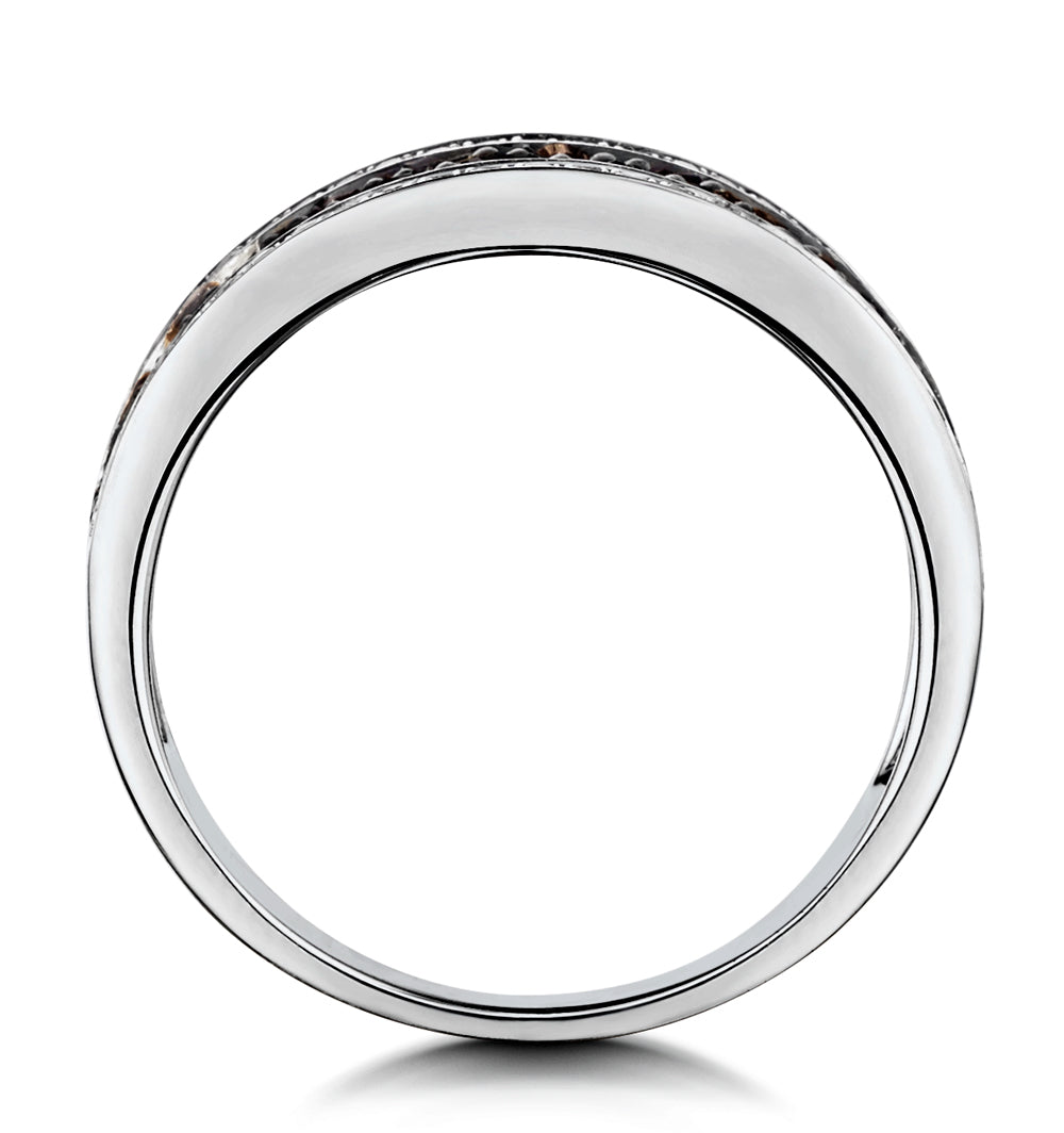 Stellato Collection Multi Colour Diamond Ring 0.23ct in 9K White Gold