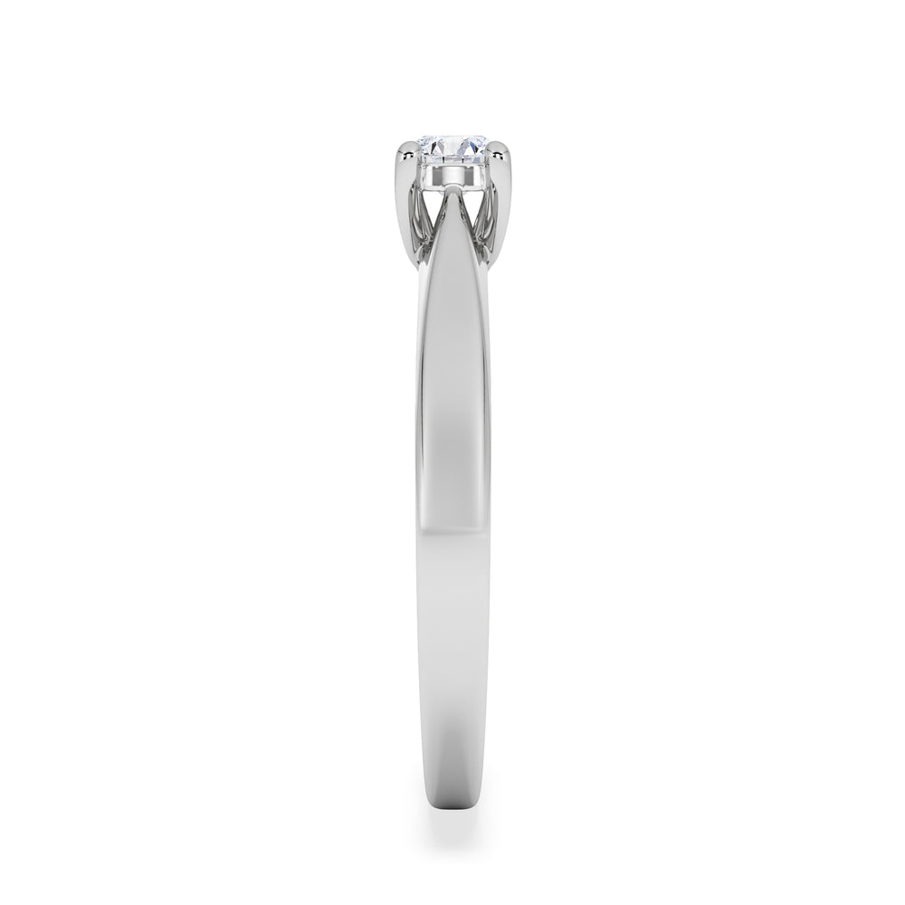 Naomi Lab Diamond Engagement Ring 0.25ct H/Si 9K White Gold