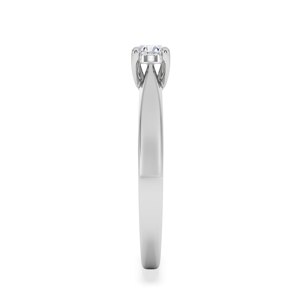 Naomi Lab Diamond Engagement Ring 0.25ct H/Si 9K White Gold