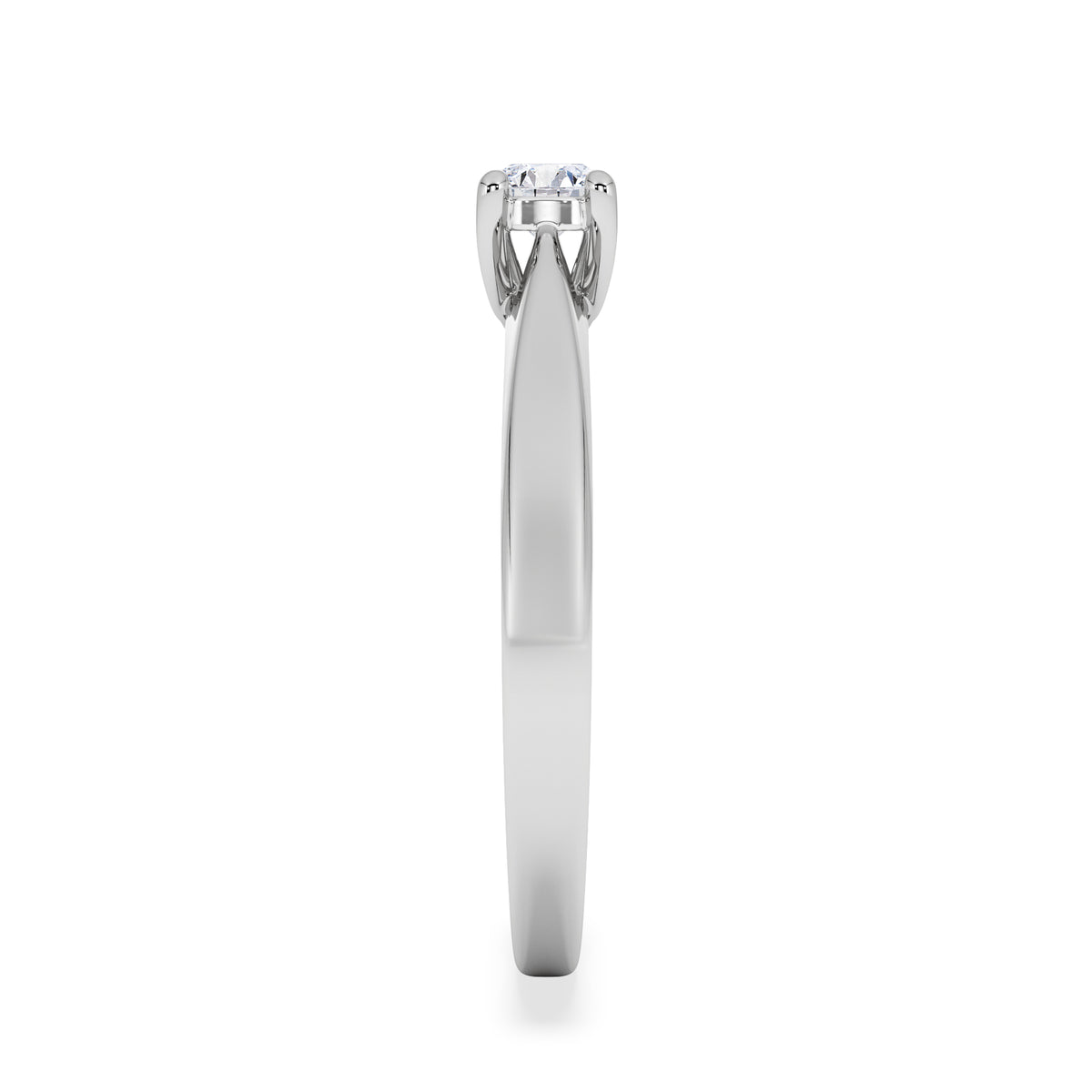 Naomi Lab Diamond Engagement Ring 0.25ct H/Si 9K White Gold