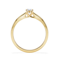 Naomi Lab Diamond Engagement Ring 0.25ct H/Si in 9K Gold