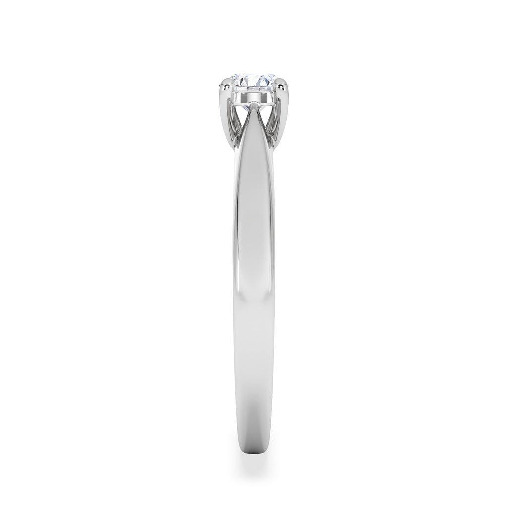 Naomi Lab Diamond Engagement Ring 0.33ct H/Si 9K White Gold