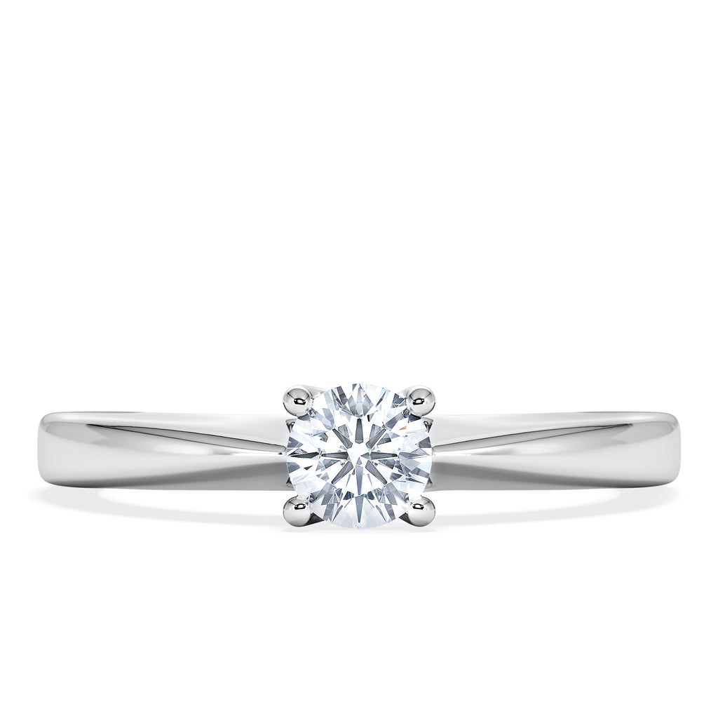 Naomi Lab Diamond Engagement Ring 0.33ct H/Si 9K White Gold