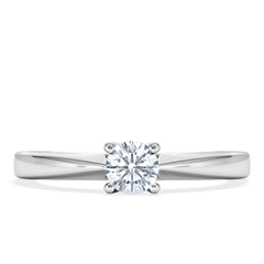 Naomi Lab Diamond Engagement Ring 0.33ct H/Si 9K White Gold