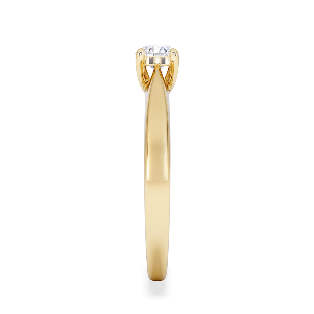 Naomi Lab Diamond Engagement Ring 0.33ct H/Si in 9K Gold