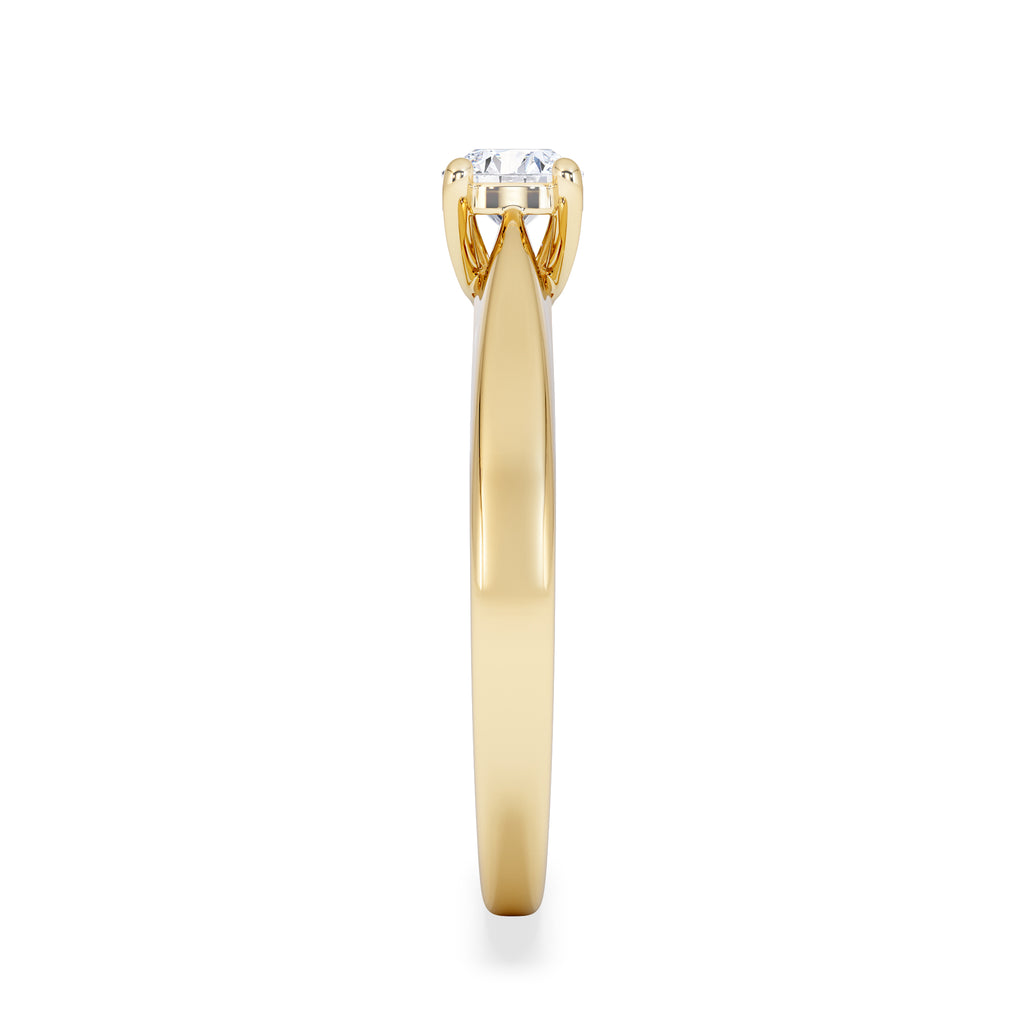 Naomi Lab Diamond Engagement Ring 0.33ct H/Si in 9K Gold